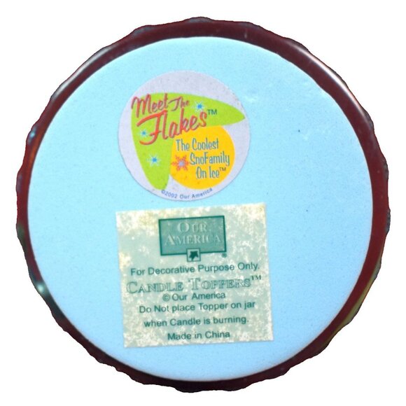 Meet the Flakes Y205 Juniors on Thin Ice Candle Topper with box 2002 - Picture 6 of 8